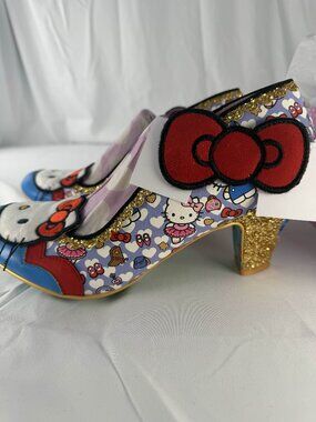 Irregular Choice X Hello Kitty Low Heel Online Exclsv Pumps Size 44 NIB NWT